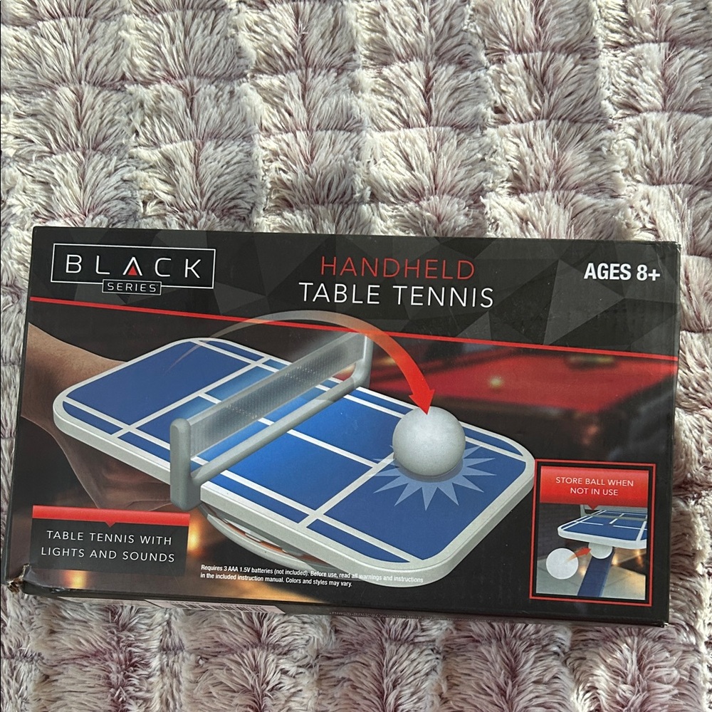 Black Series Handheld Table Tennis Game